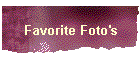 Favorite Foto's
