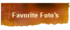 Favorite Foto's